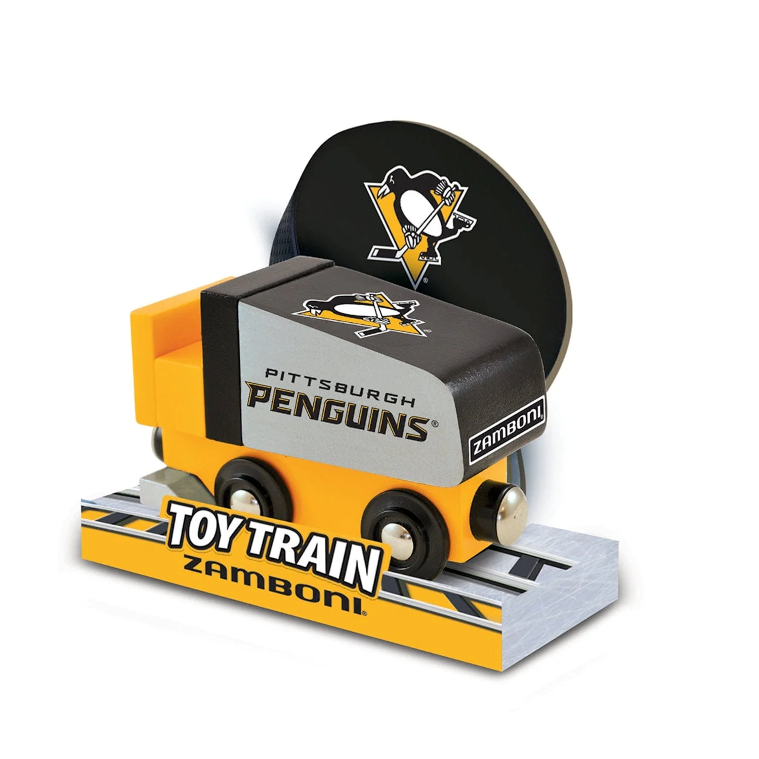 Pittsburgh Penguins Toy Zamboni Train Engine - Image 3
