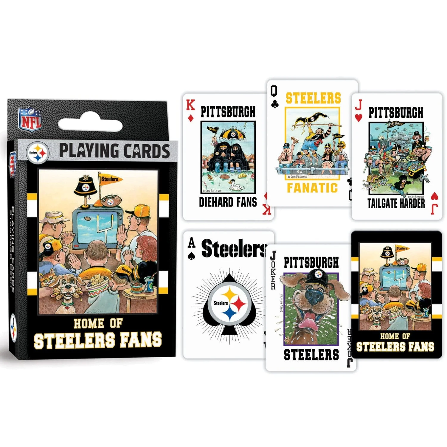 Pittsburgh Steelers Fan Deck Playing Cards - 54 Card Deck - Image 3