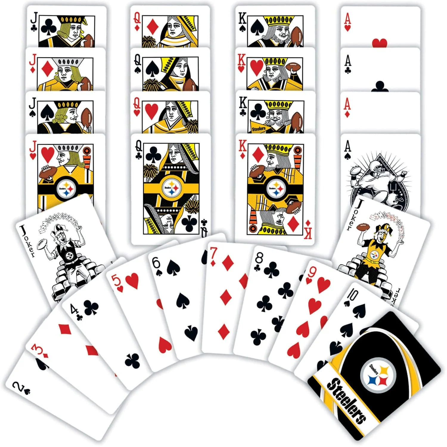 Pittsburgh Steelers Playing Cards - 54 Card Deck - Image 2