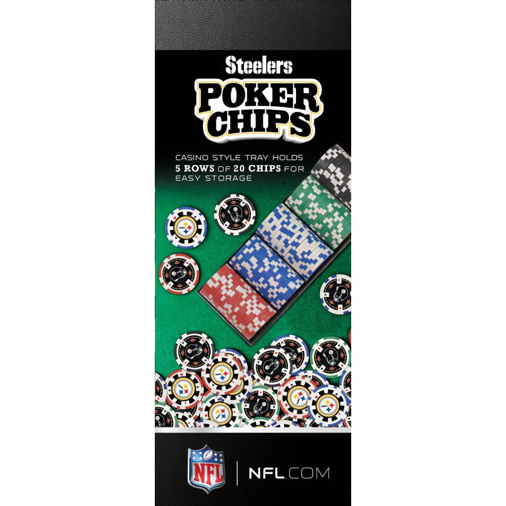 Pittsburgh Steelers 100 Piece Poker Chips - Image 4