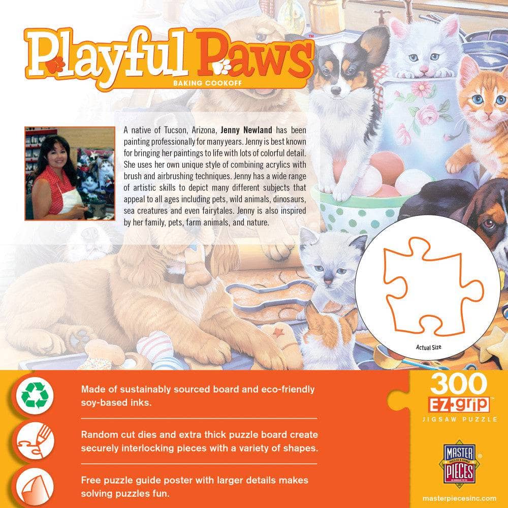 Playful Paws - Baking Cookoff 300 Piece EZ Grip Jigsaw Puzzle - Image 3