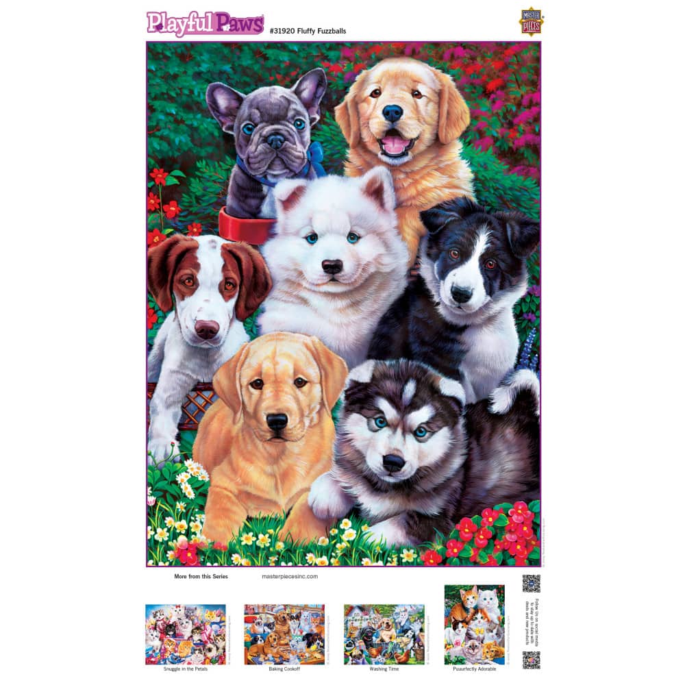 Playful Paws - Fluffy Fuzzballs 300 Piece EZ Grip Jigsaw Puzzle - Image 4
