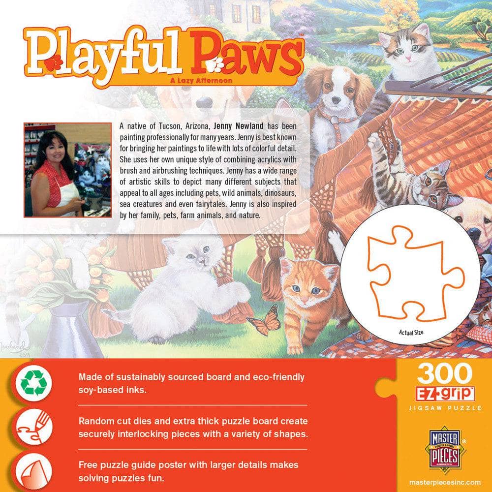 Playful Paws - A Lazy Afternoon 300 Piece EZ Grip Jigsaw Puzzle - Image 3
