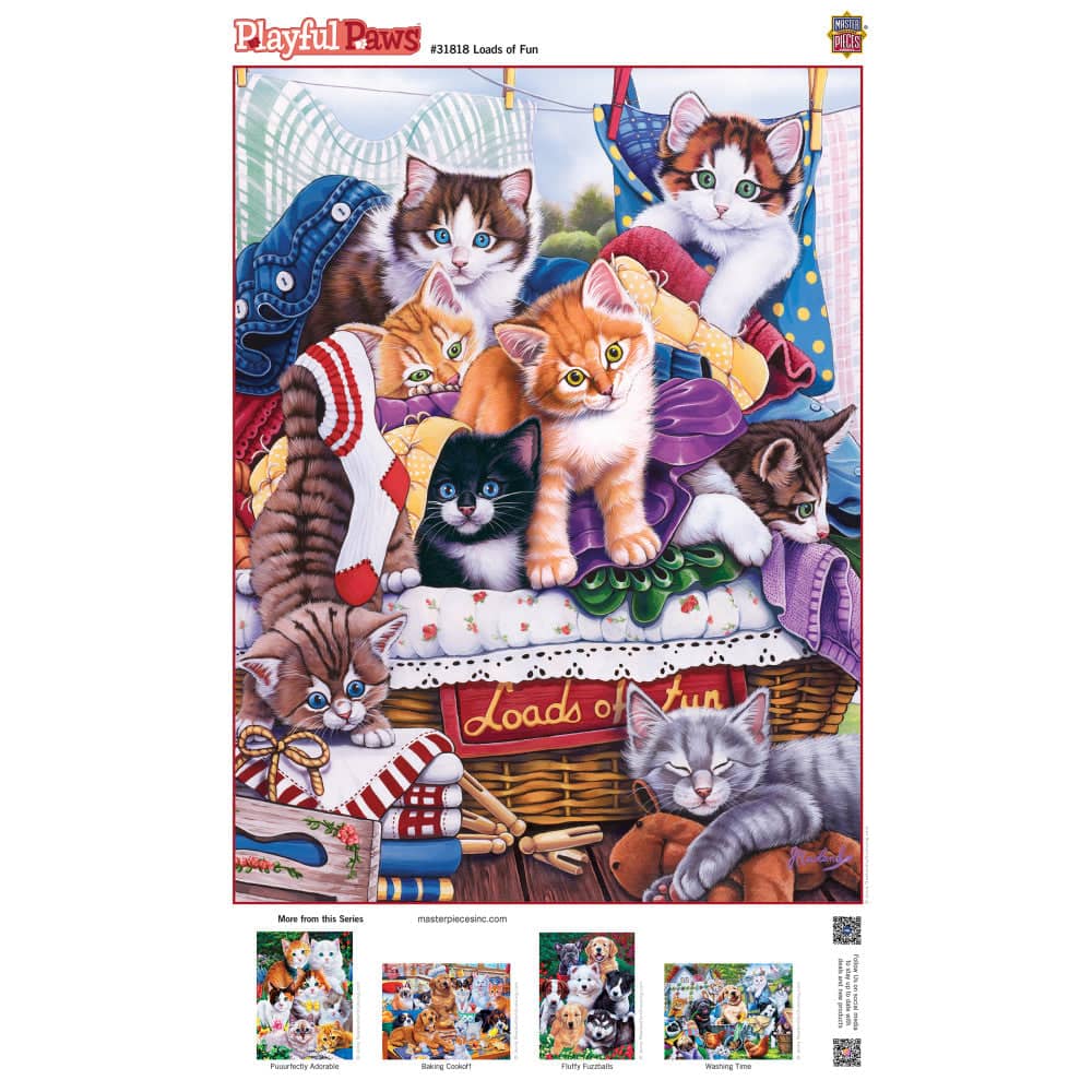 Playful Paws - Loads of Fun 300 Piece EZ Grip Jigsaw Puzzle - Image 4