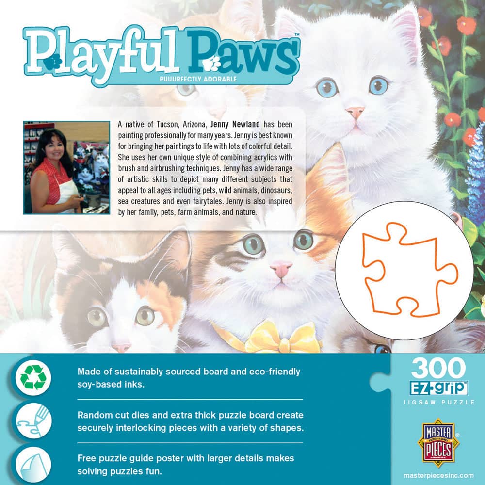 Playful Paws - Puuurfectly Adorable 300 Piece EZ Grip Jigsaw Puzzle - Image 3