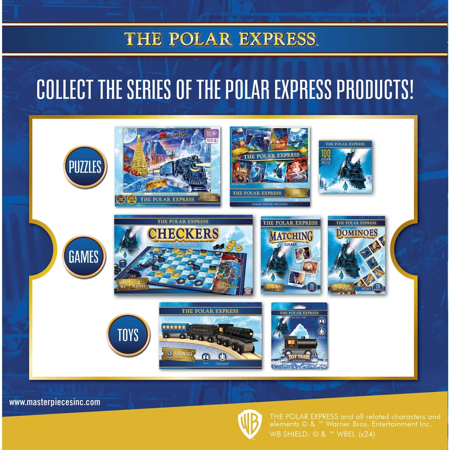 The Polar Express 4-Pack 100 Piece Jigsaw Puzzles - Image 7