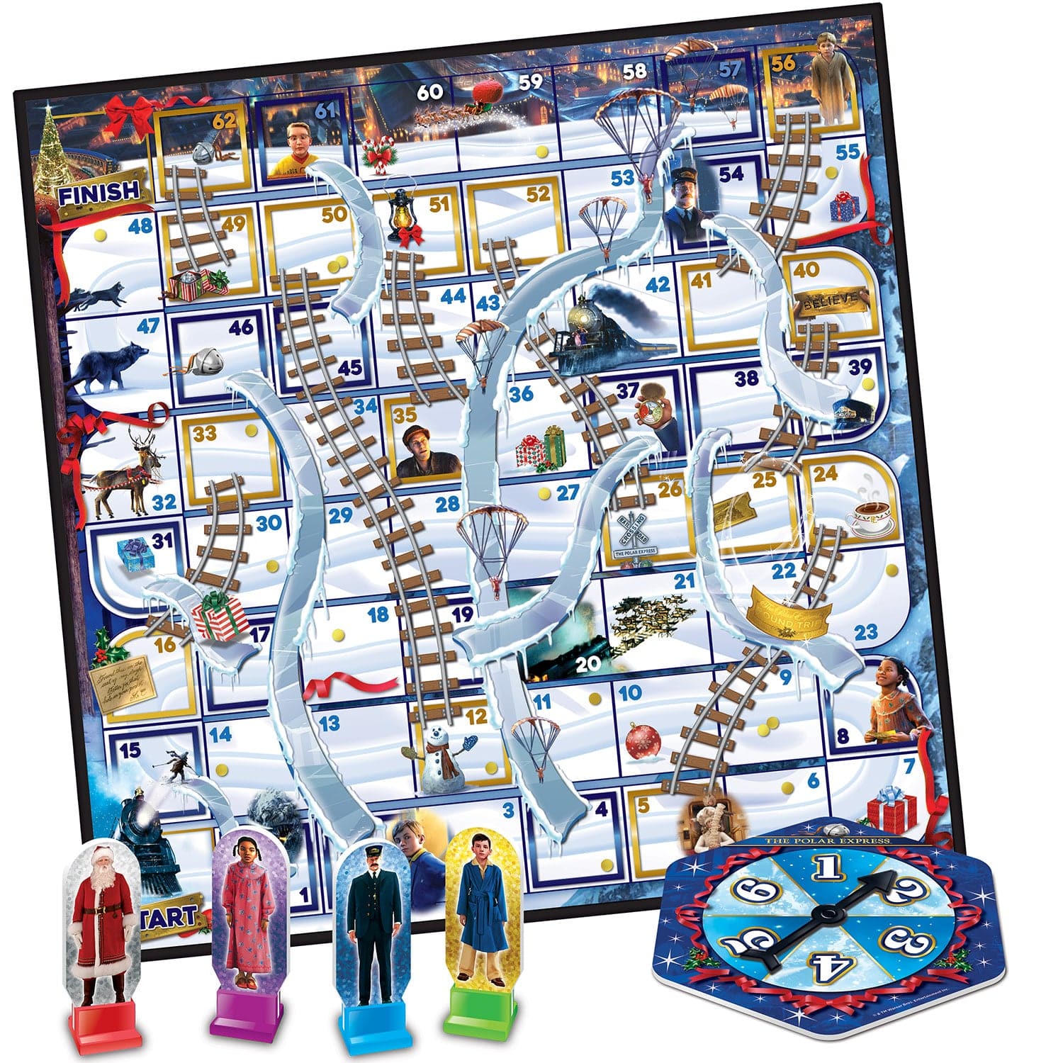 The Polar Express - Slides and Ladders Board Game - Image 2