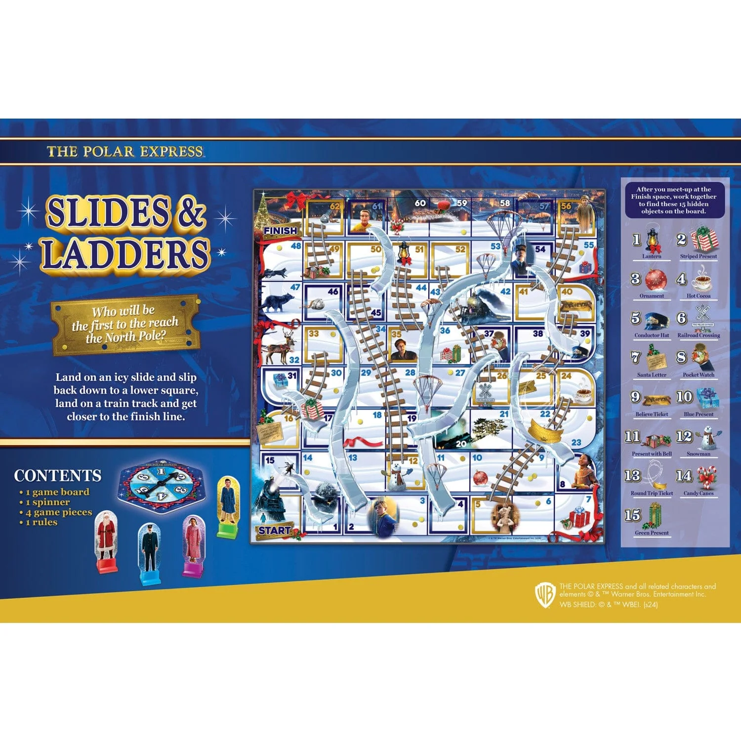 The Polar Express - Slides and Ladders Board Game - Image 3