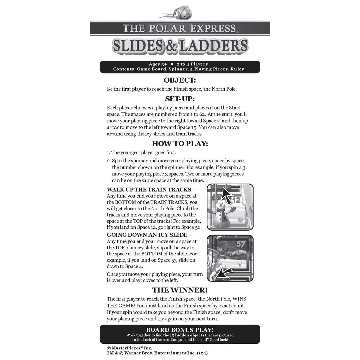 The Polar Express - Slides and Ladders Board Game - Image 4