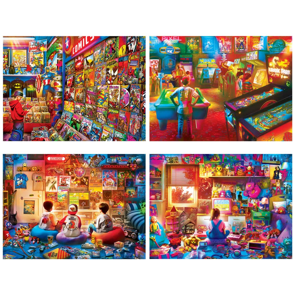 Pop Culture - 500 Piece Jigsaw Puzzles 4 Pack - Image 2