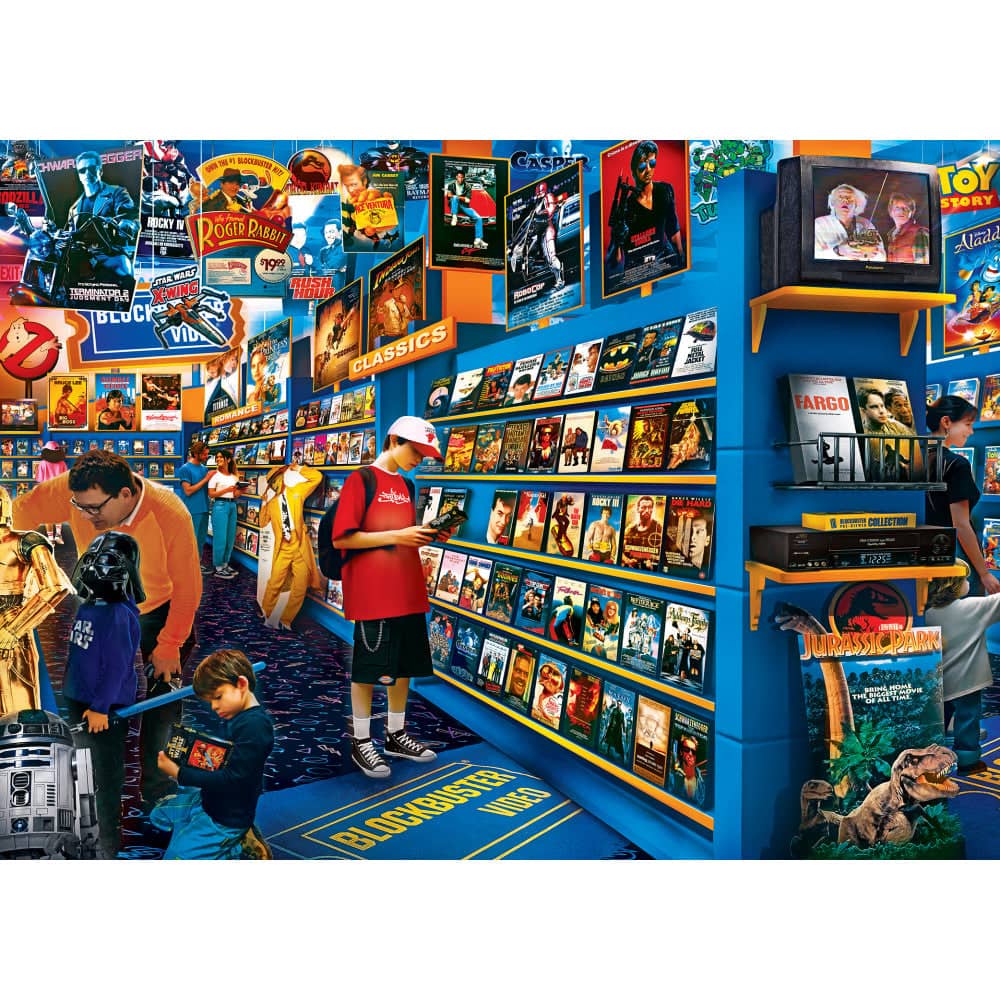 Pop Culture - Be Kind, Please Rewind 1000 Piece Jigsaw Puzzle - Image 2