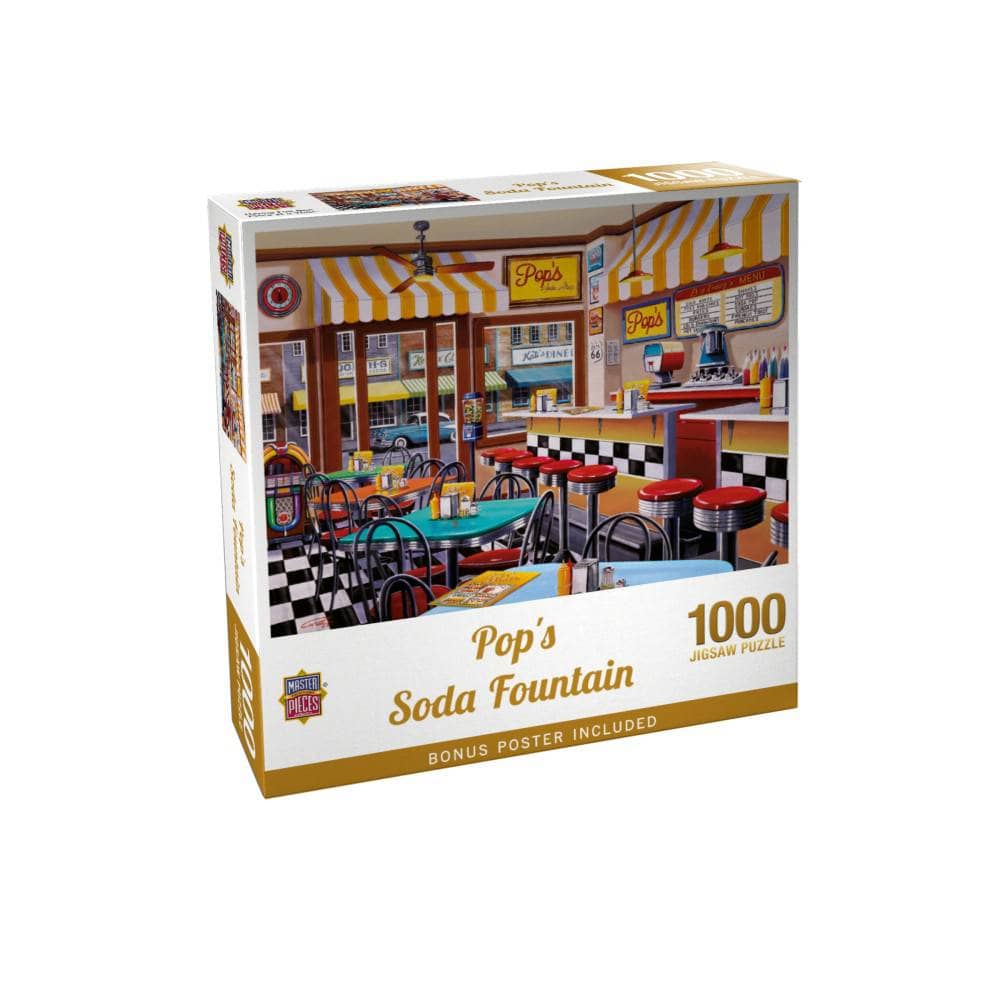 Pop's Soda Fountain - Jigsaw Puzzle - Image 2
