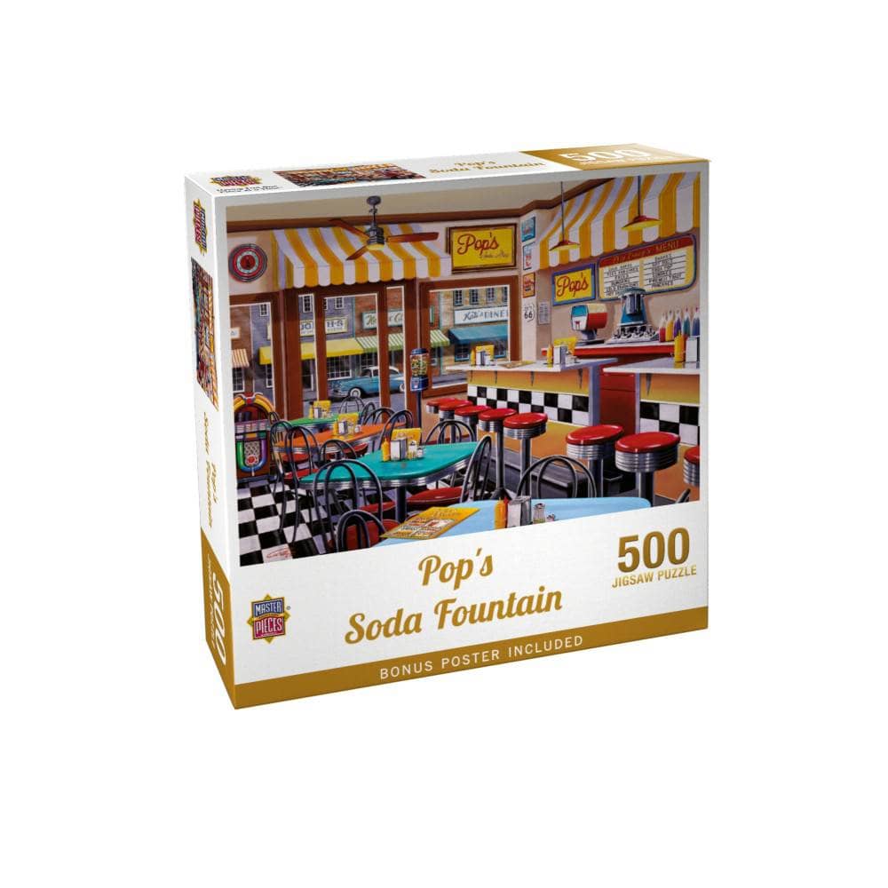Pop's Soda Fountain - Jigsaw Puzzle - Image 3