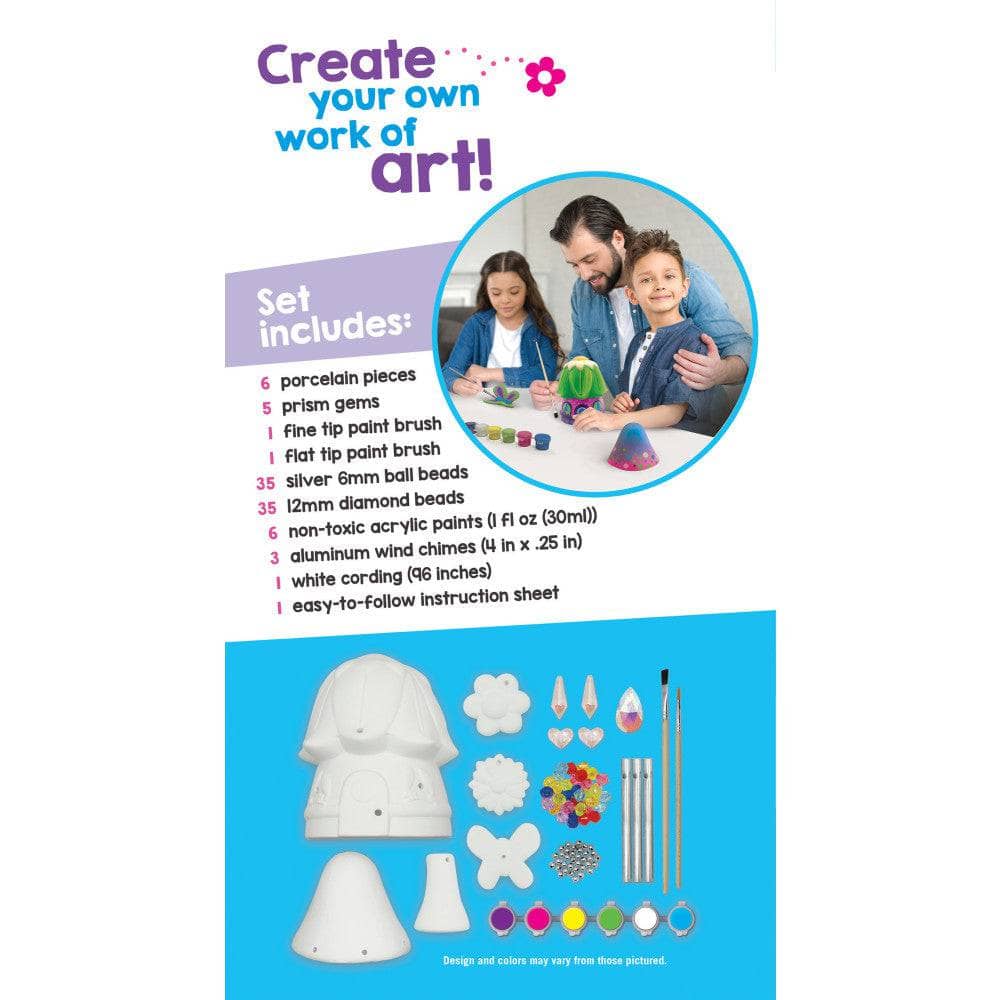Porcelain Fairy Wind Chime Paint Set - Image 3