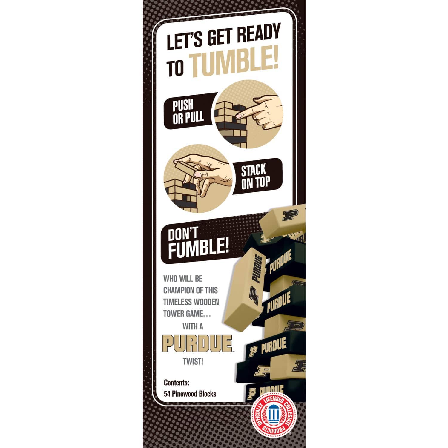 Purdue Boilermakers Tumble Tower - Image 3