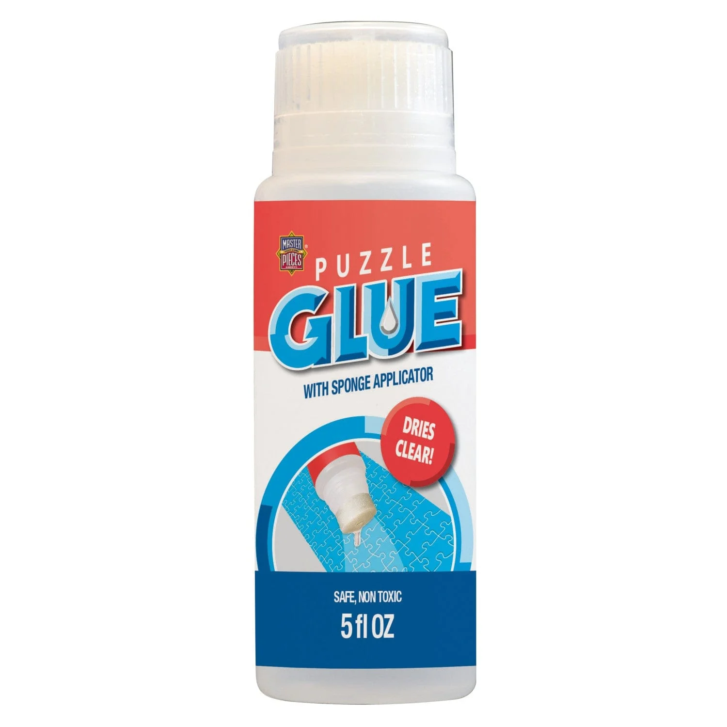 Jigsaw Puzzle Glue with Sponge Applicator - 5 oz - Image 2