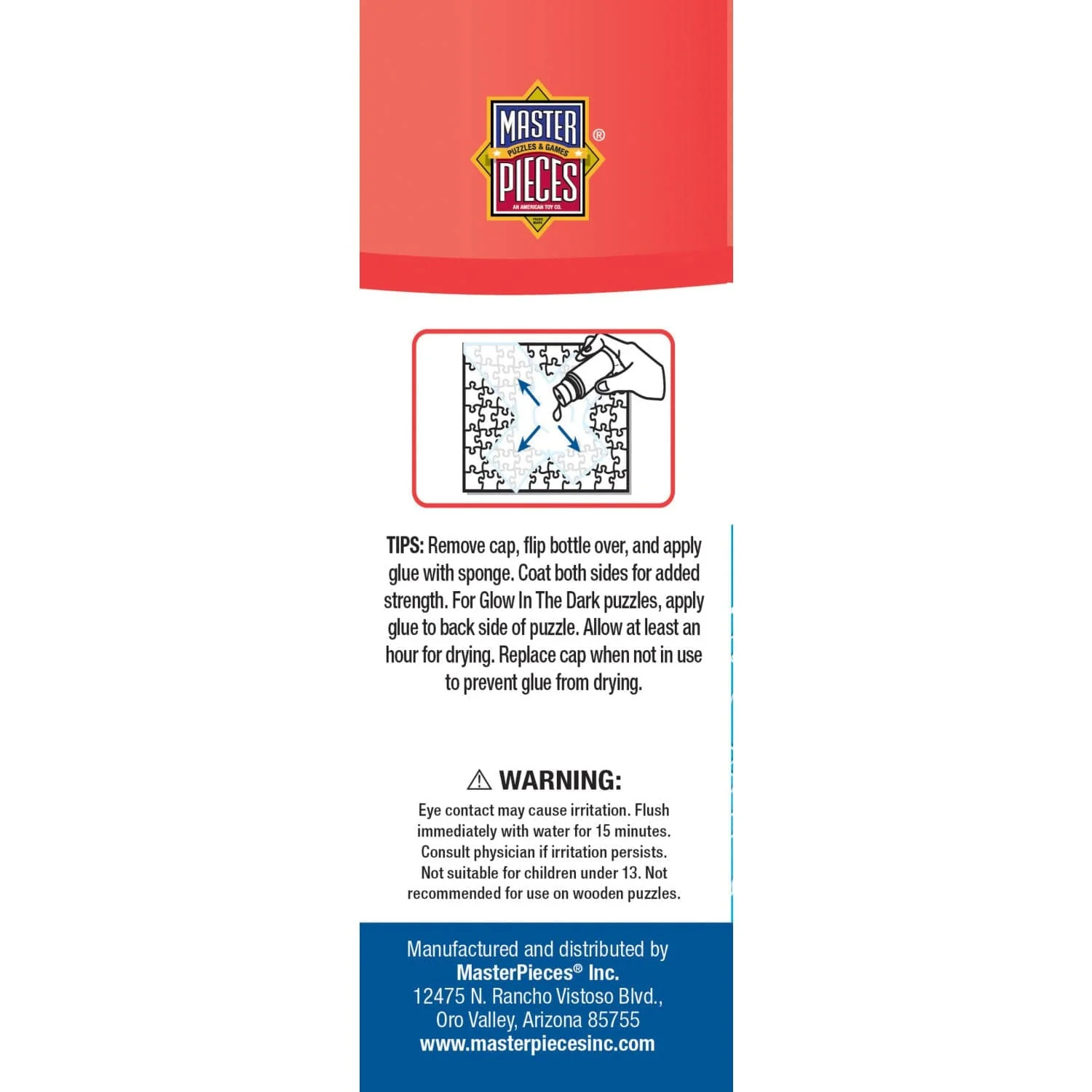 Jigsaw Puzzle Glue with Sponge Applicator - 5 oz - Image 3
