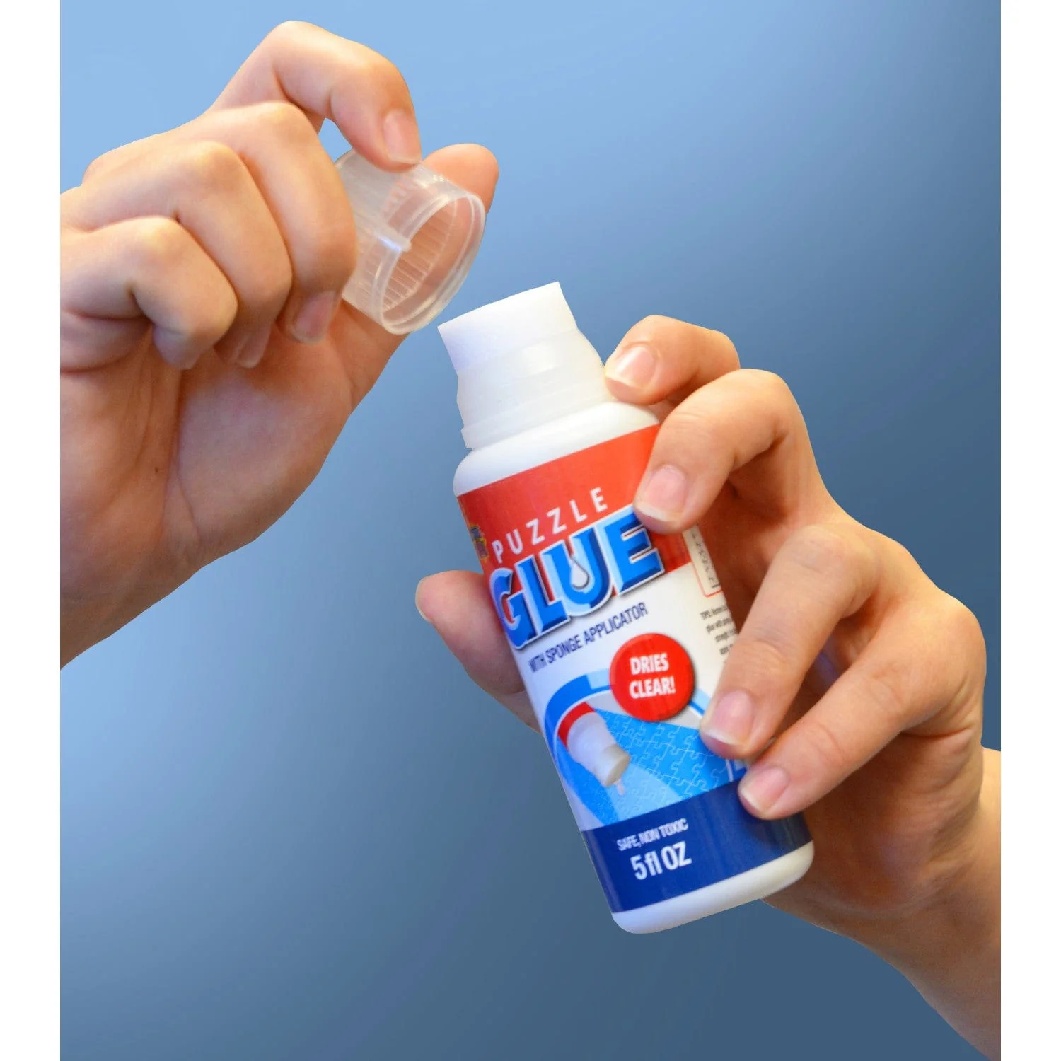 Jigsaw Puzzle Glue with Sponge Applicator - 5 oz - Image 5
