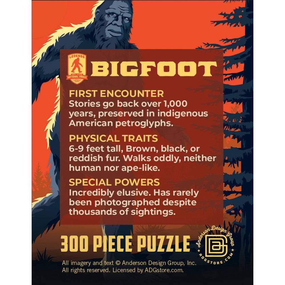 Bigfoot 300 Piece Jigsaw Puzzle - Image 3