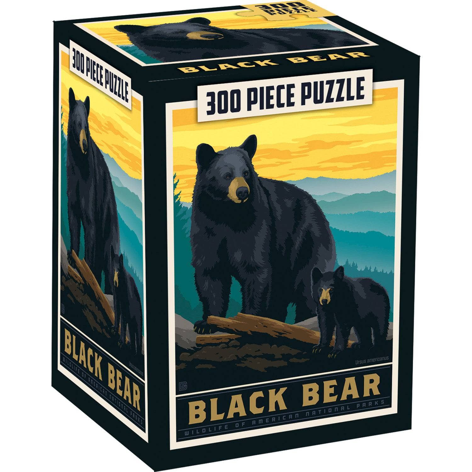 Black Bear 300 Piece Jigsaw Puzzle