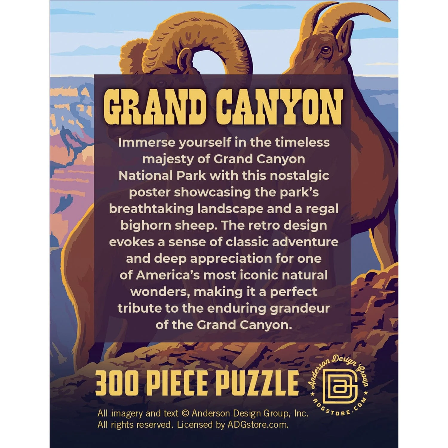 Grand Canyon National Park 300 Piece Jigsaw Puzzle - Image 3
