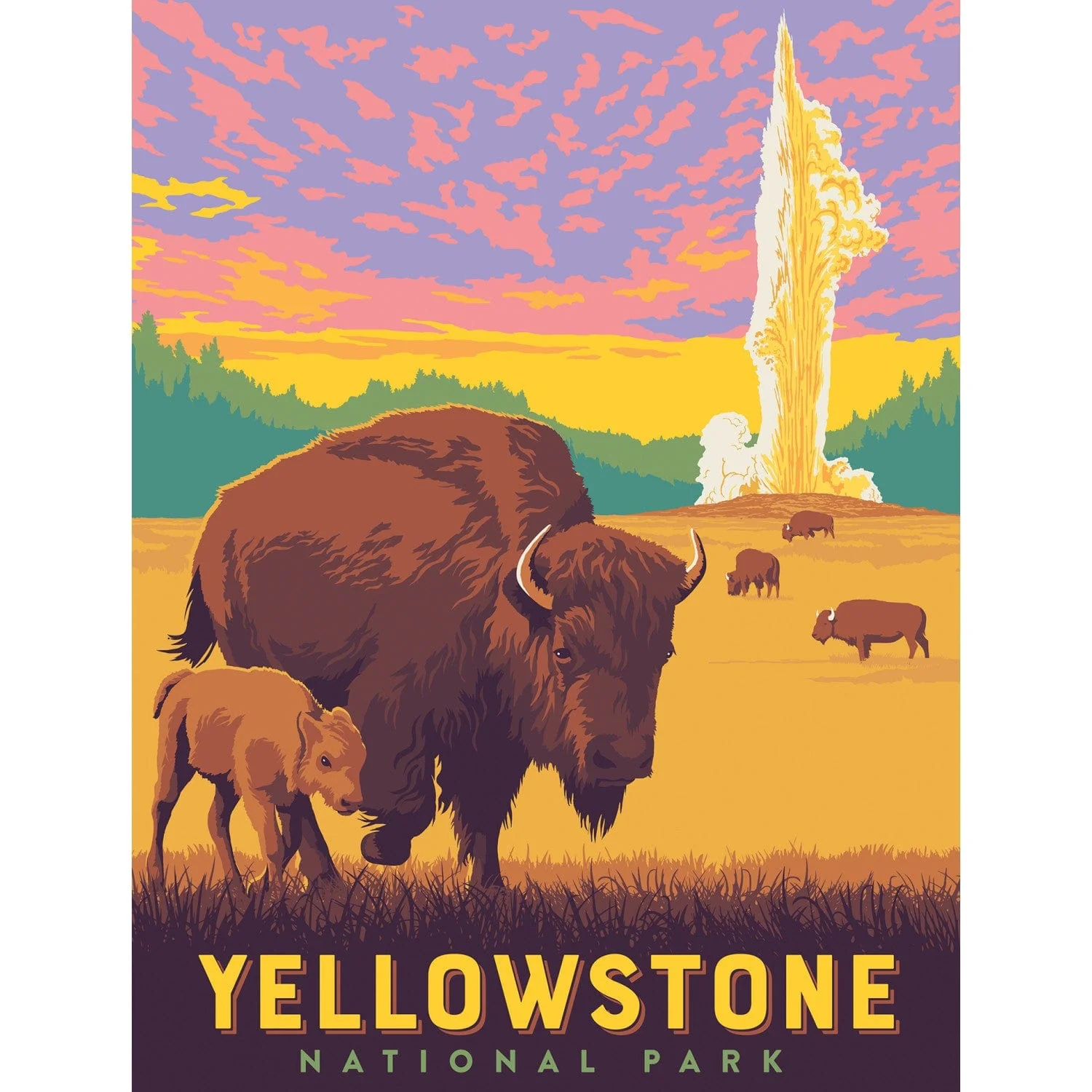 Yellowstone National Park 300 Piece Jigsaw Puzzle - Image 2