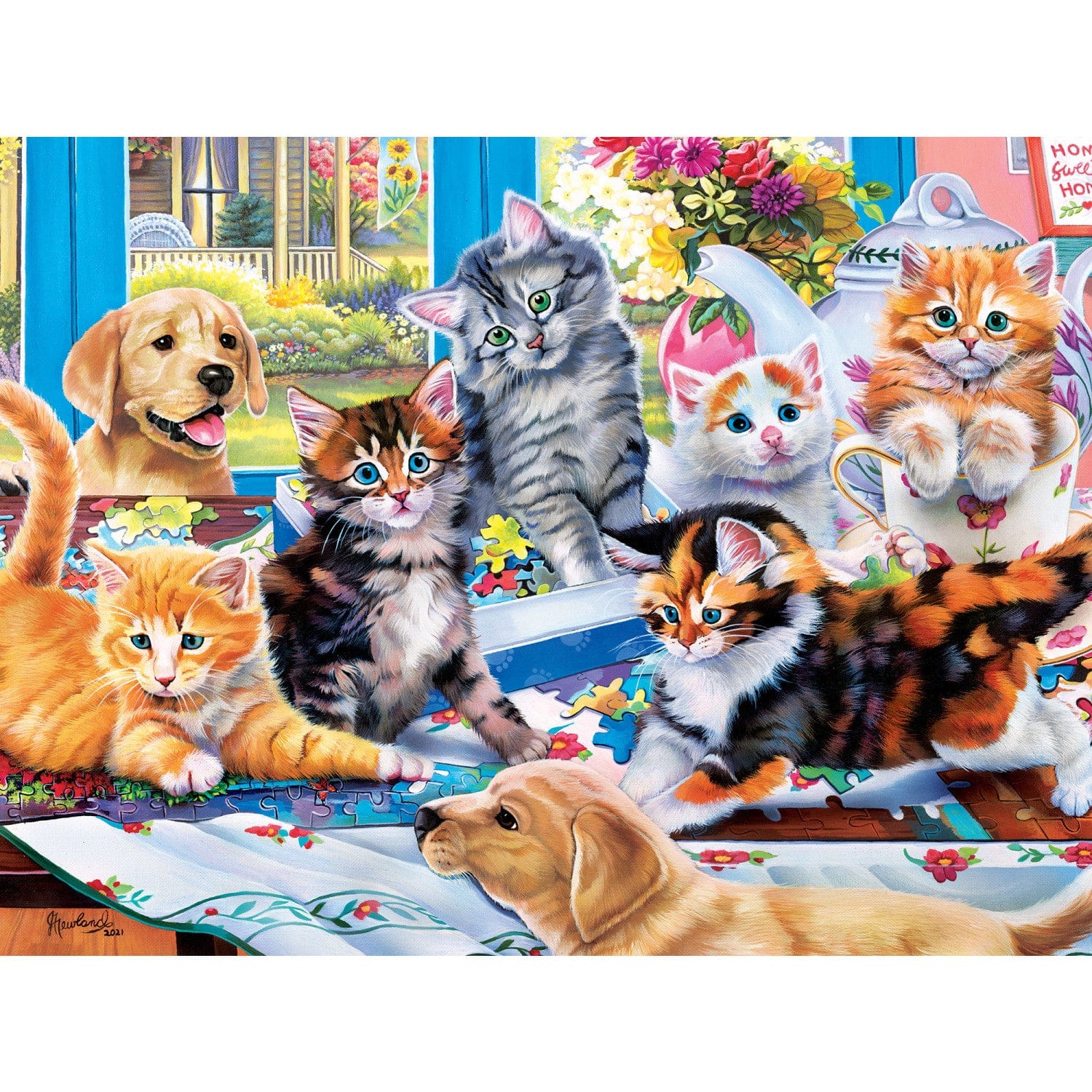 Puzzling Gone Wild - Jigsaw Puzzle