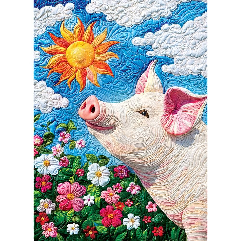 Quilted - Sun-Kissed Snout 1000 Piece Jigsaw Puzzle - Image 2
