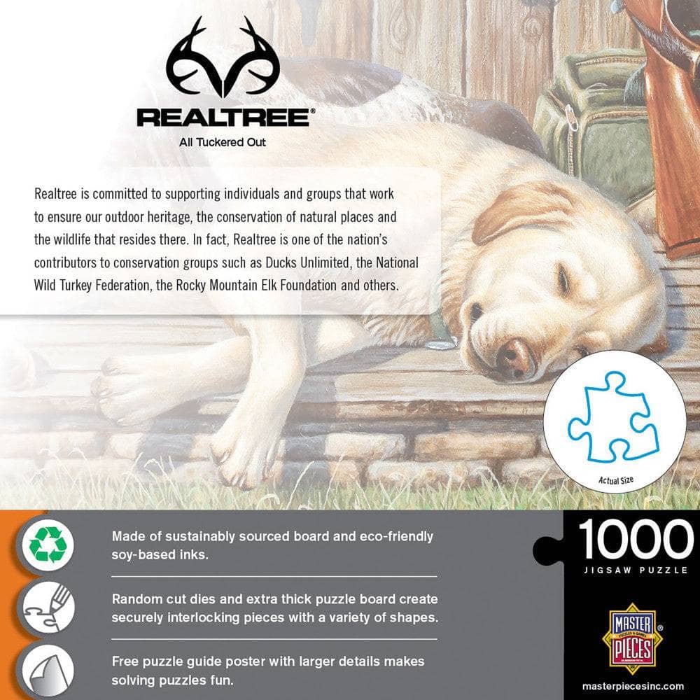 Realtree - All Tuckered Out 1000 Piece Jigsaw Puzzle - Image 3