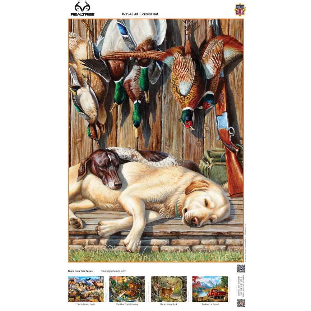 Realtree - All Tuckered Out 1000 Piece Jigsaw Puzzle - Image 4