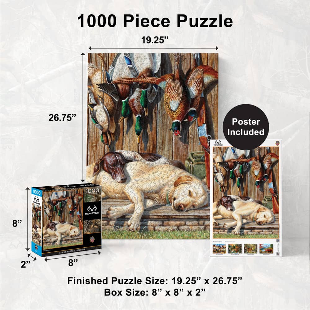 Realtree - All Tuckered Out 1000 Piece Jigsaw Puzzle - Image 5