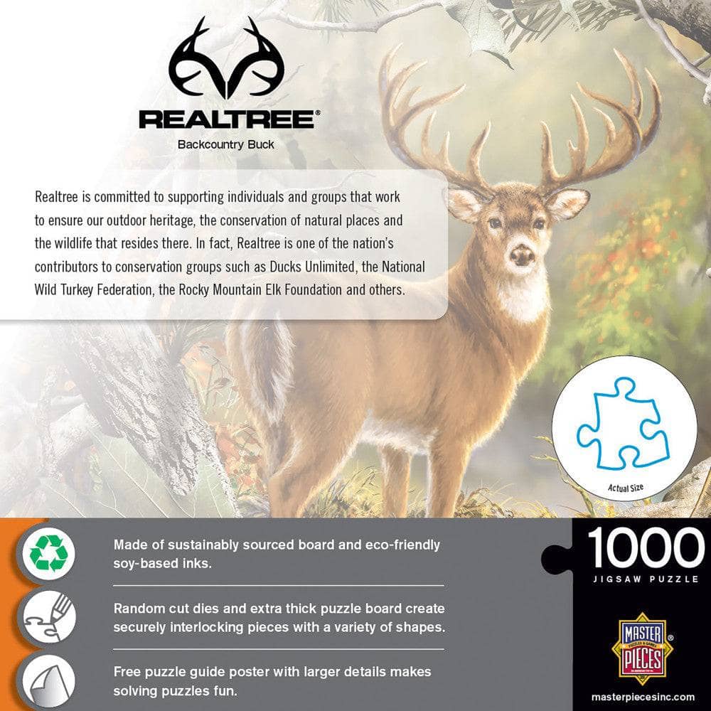 Realtree - Backcountry Buck 1000 Piece Jigsaw Puzzle - Image 3