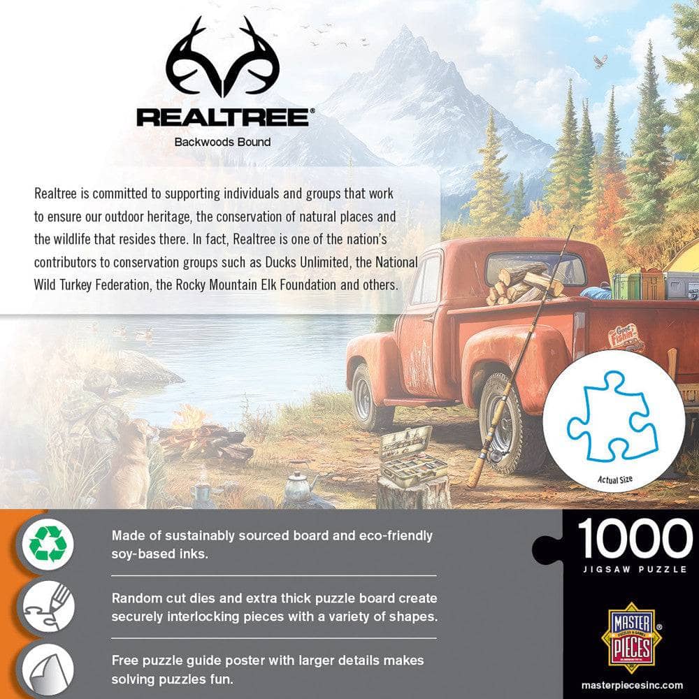 Realtree - Backwoods Bound 1000 Piece Jigsaw Puzzle - Image 3