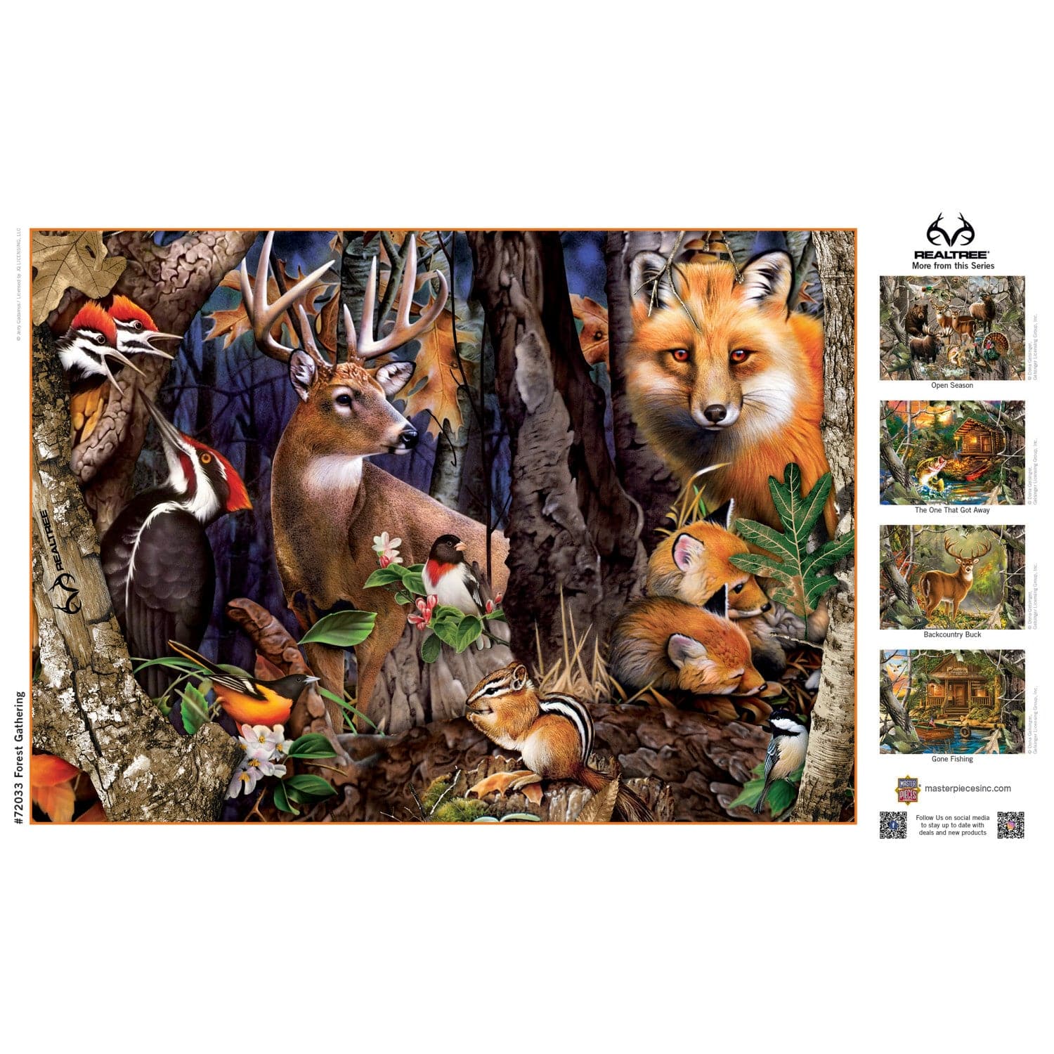 Realtree - Forest Gathering 1000 Piece Jigsaw Puzzle - Image 4