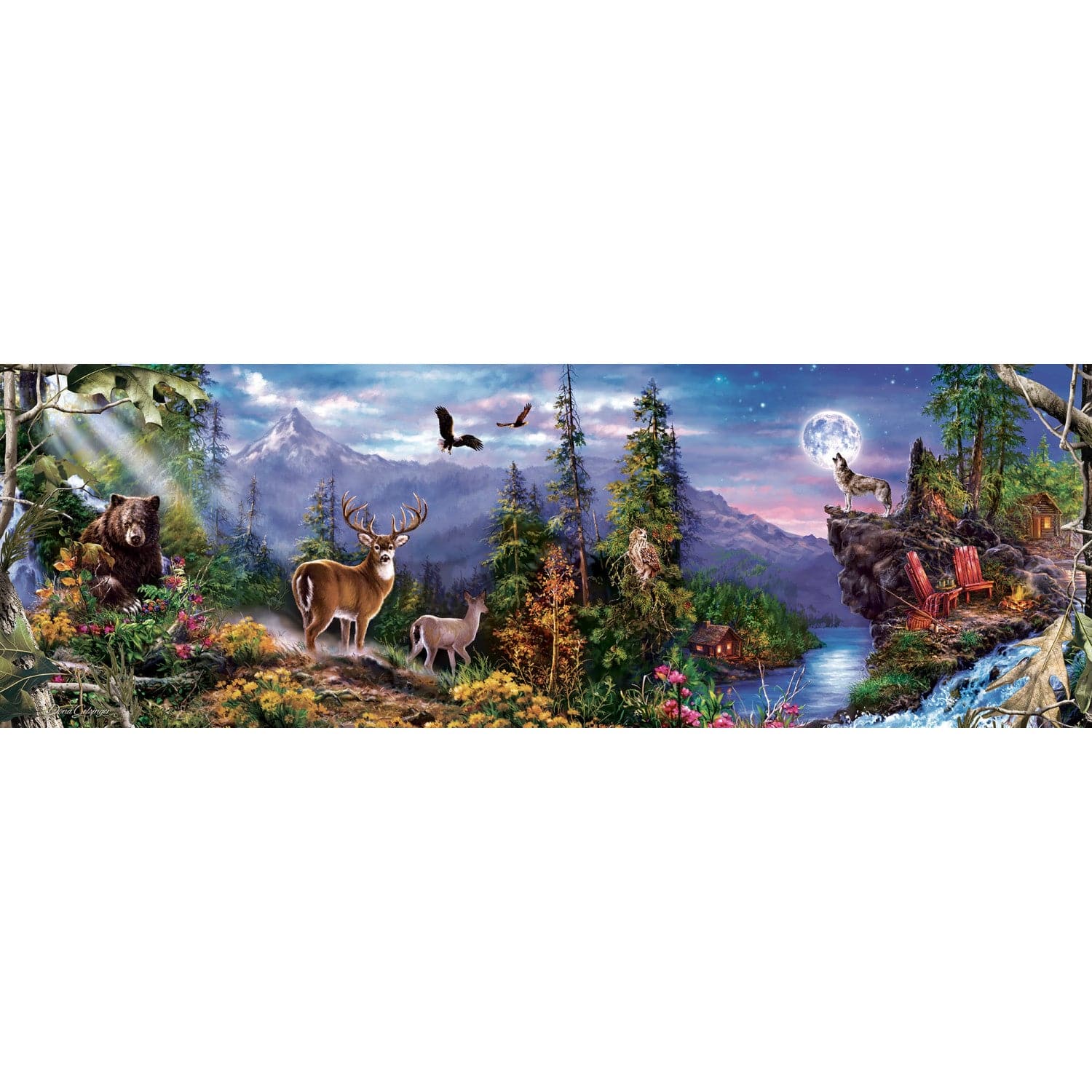 Realtree - 1000 Piece Panoramic Jigsaw Puzzle - Image 2