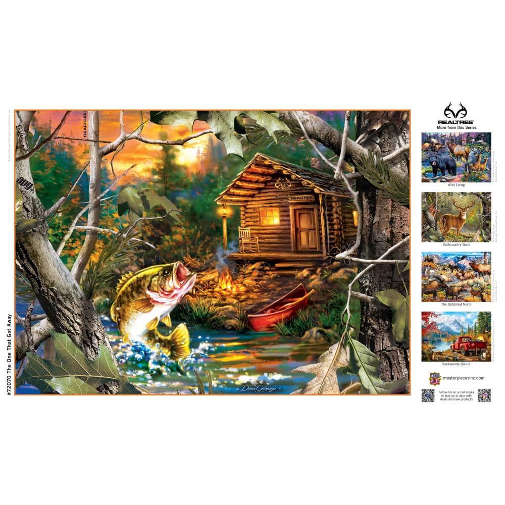Realtree - The One That Got Away 1000 Piece Jigsaw Puzzle - Image 4