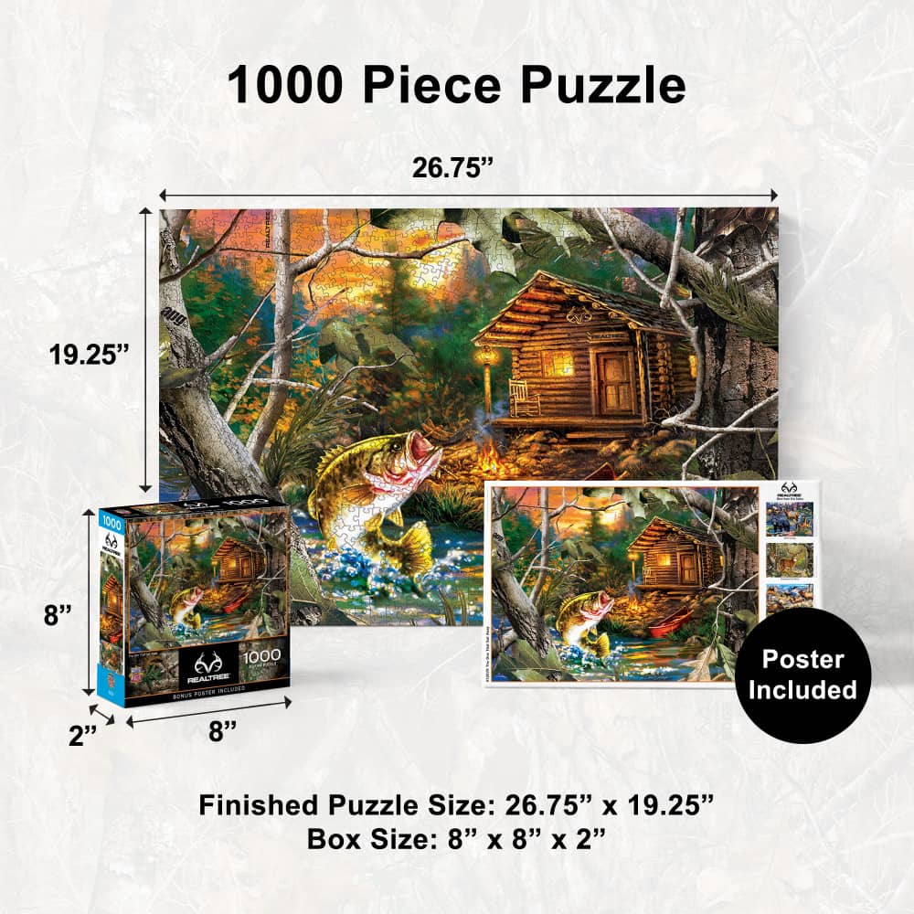 Realtree - The One That Got Away 1000 Piece Jigsaw Puzzle - Image 5