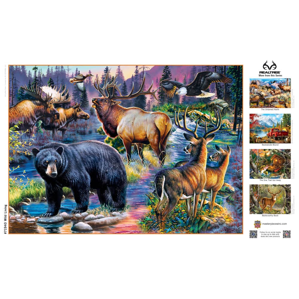 Realtree - Wild Living 1000 Piece Jigsaw Puzzle - Image 4
