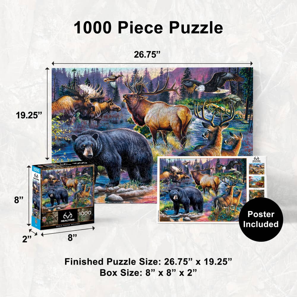 Realtree - Wild Living 1000 Piece Jigsaw Puzzle - Image 5