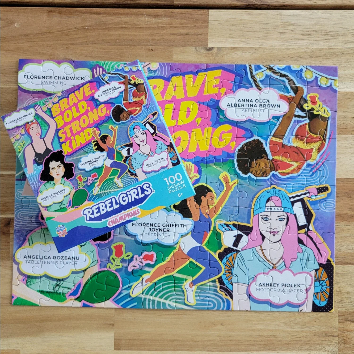 Rebel Girls - Champions 100 Piece Jigsaw Puzzle - Image 5