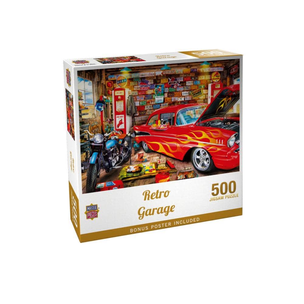 Retro Garage - Jigsaw Puzzle - Image 3
