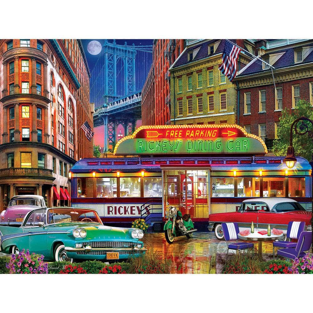 Rickey's Diner Car - Jigsaw Puzzle