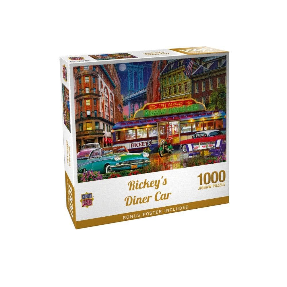 Rickey's Diner Car - Jigsaw Puzzle - Image 2