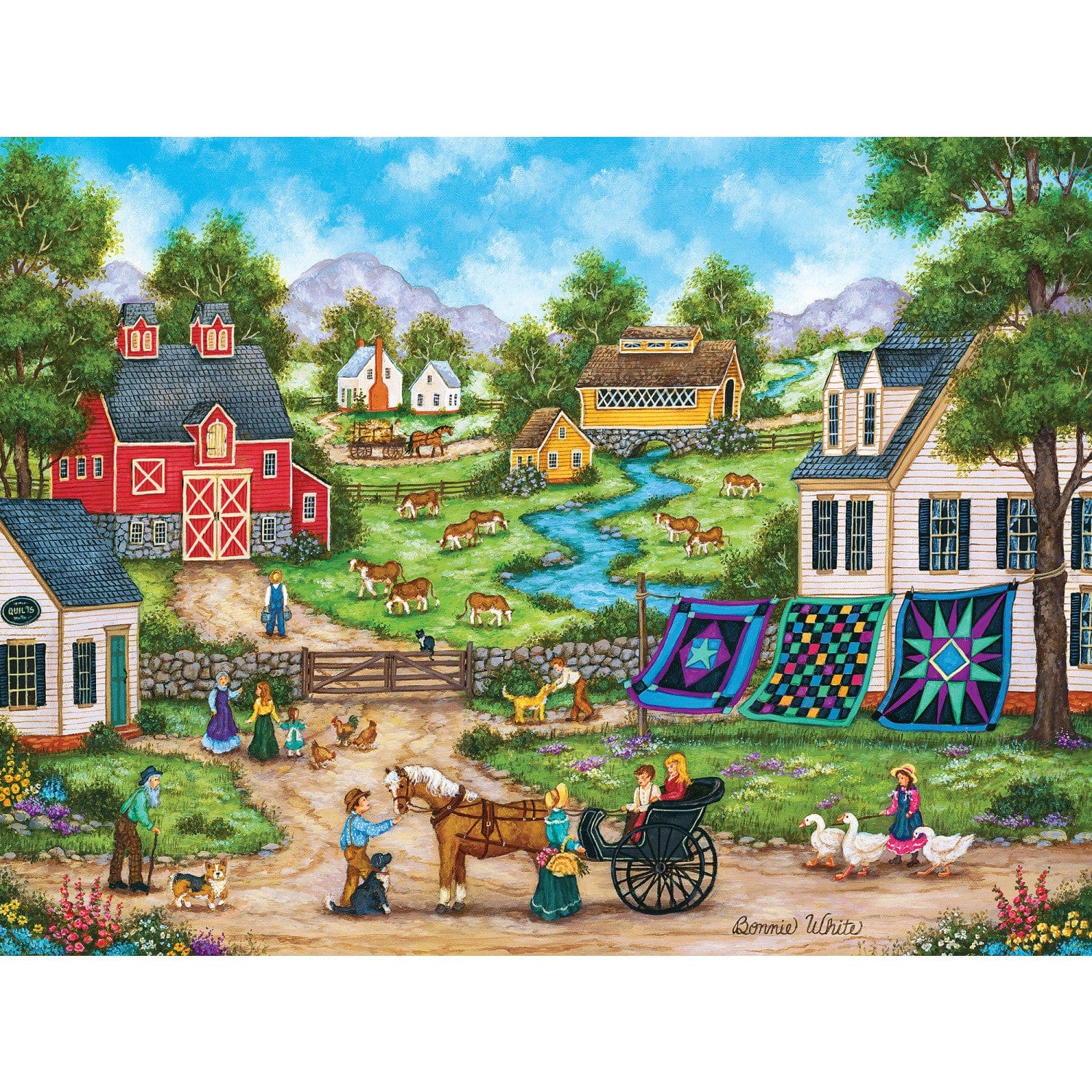 Roadside Gossip - Jigsaw Puzzle