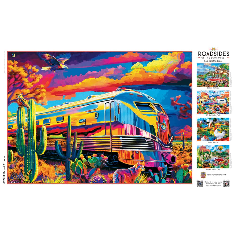 Roadsides of the Southwest - Desert Express 500 Piece Jigsaw Puzzle - Image 4