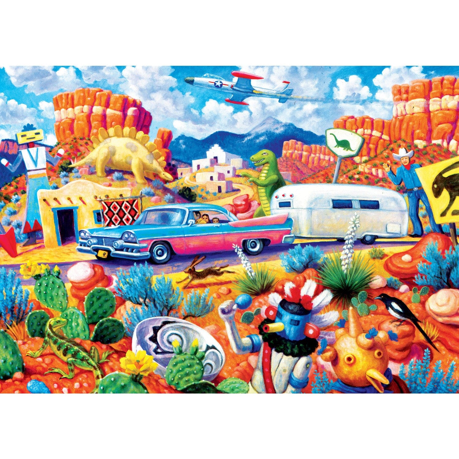 Roadsides of the Southwest - Off the Beaten Path 500 Piece Jigsaw Puzzle - Image 2