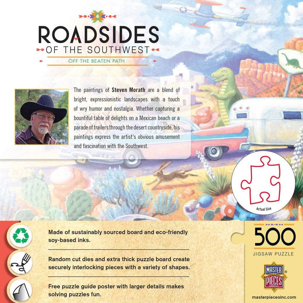 Roadsides of the Southwest - Off the Beaten Path 500 Piece Jigsaw Puzzle - Image 3