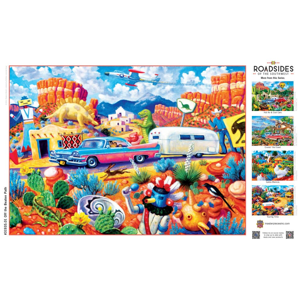 Roadsides of the Southwest - Off the Beaten Path 500 Piece Jigsaw Puzzle - Image 4