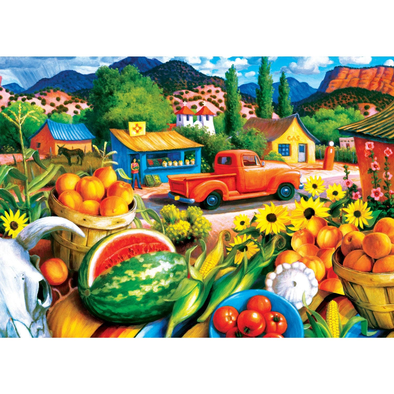 Roadsides of the Southwest - Summer Fresh 500 Piece Jigsaw Puzzle - Image 2