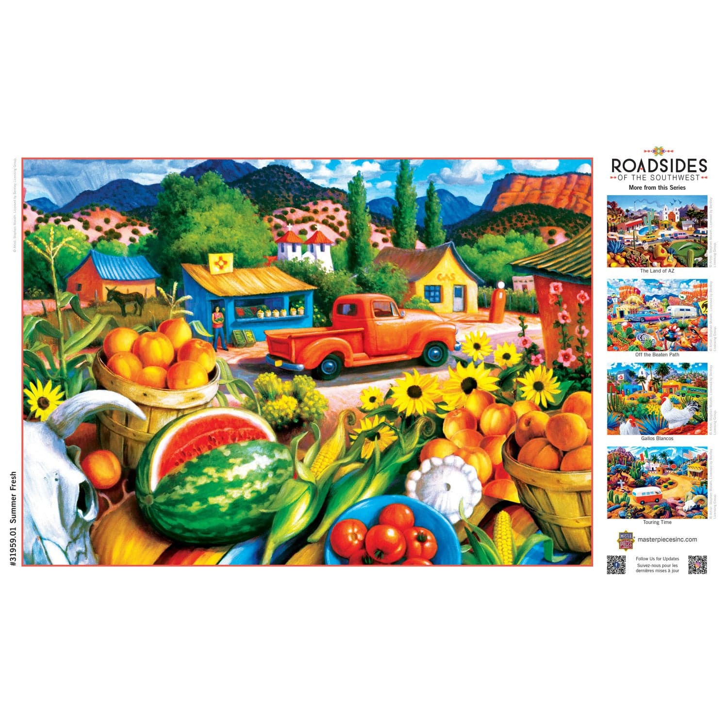 Roadsides of the Southwest - Summer Fresh 500 Piece Jigsaw Puzzle - Image 4